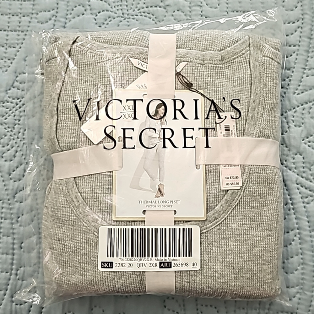 Victoria's Secret Thermal Long PJ Set